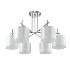 Потолочная люстра Crystallux SERGIO SERGIO PL6 NICKEL_CR