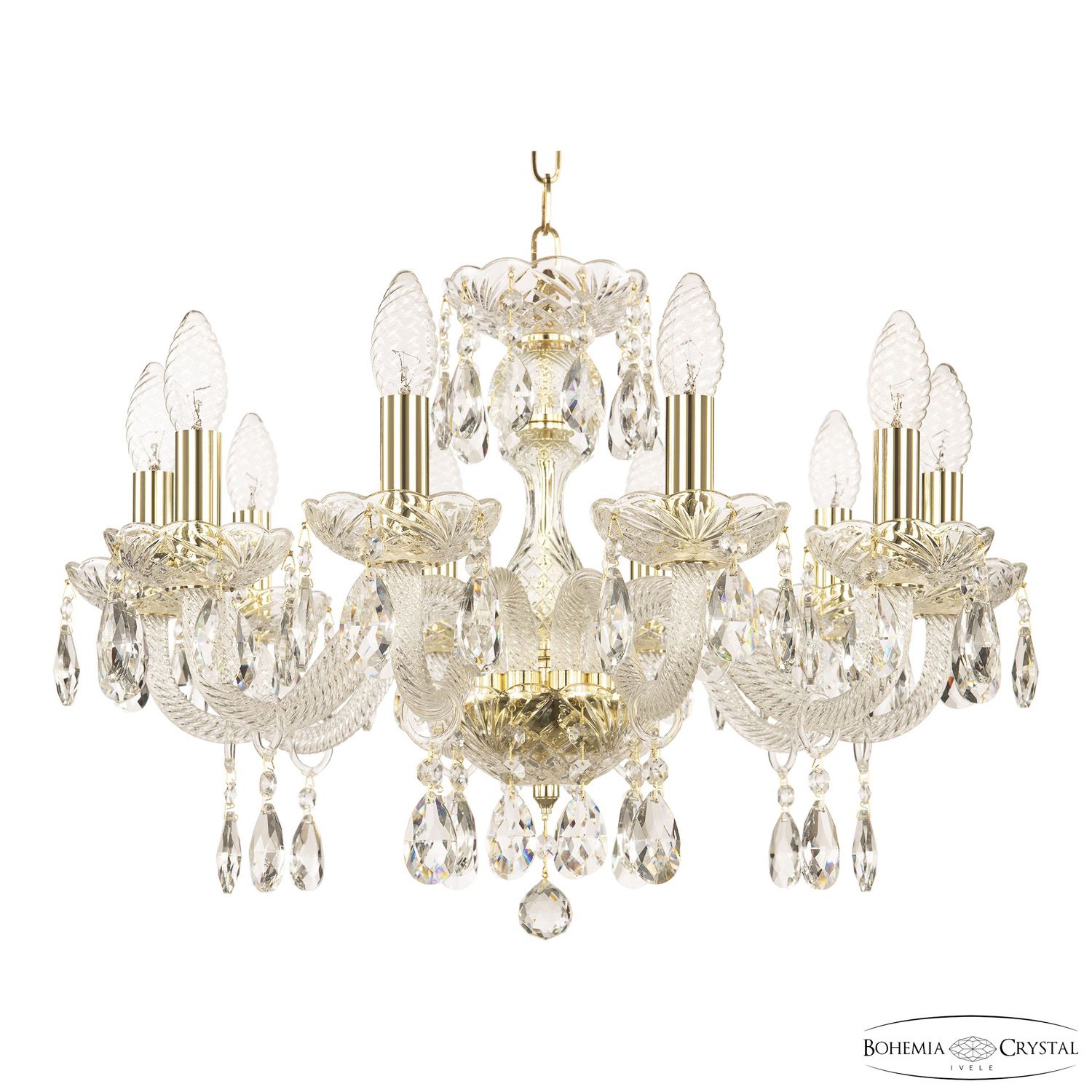

Хрустальная люстра Bohemia Ivele Crystal 117/10/195 G, 117/10/195 G