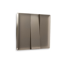 Лицевая панель для 3-клавишных выключателей QUANT Ambrella Volt ALFA AP6350_AMB