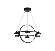 Подвесная люстра Ambrella light с пультом LineTech FL51775_AMB