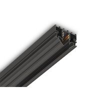 Шинопровод магнитный для монтажа в натяжной ПВХ потолок системы крепления гарпун черный Magnetic standard 48V 2м 10mm Ambrella GL1945_AMB