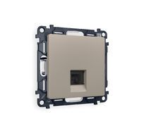 Розетка компьютерная Ambrella Volt ALFA MA372010 RJ-45(8P8C) CAT6 с защитной шторкой QUANT MA372010_AMB