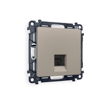 Розетка телефонная Ambrella Volt ALFA MA372030 RJ-11(4P4C) с защитной шторкой QUANT MA372030_AMB