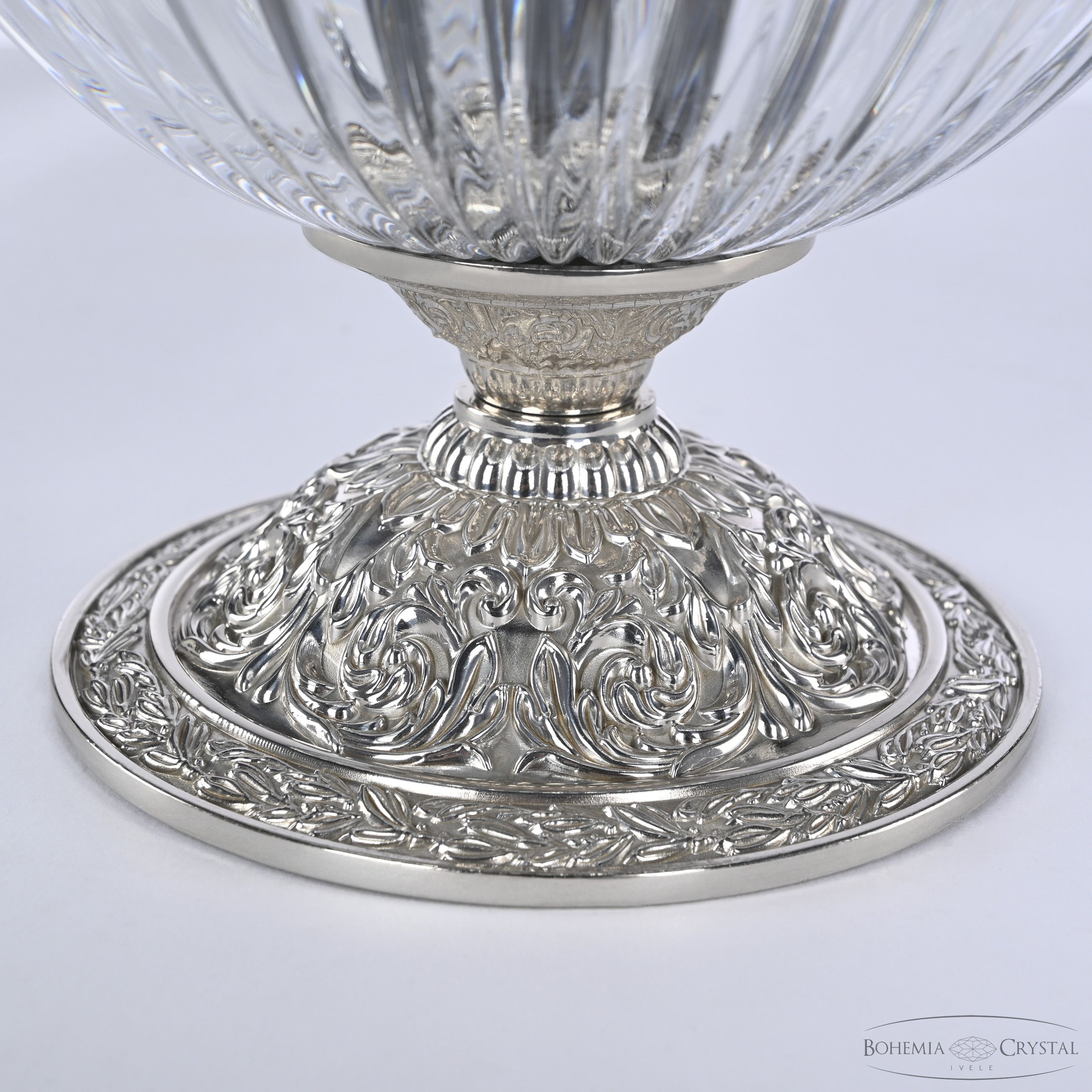 Настольная лампа Bohemia Ivele Crystal 5680L/18 Ni Clear/M-1G_BI
