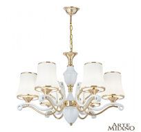 Подвесная люстра Arte Milano Florentina 303987/6 Wh/Gd