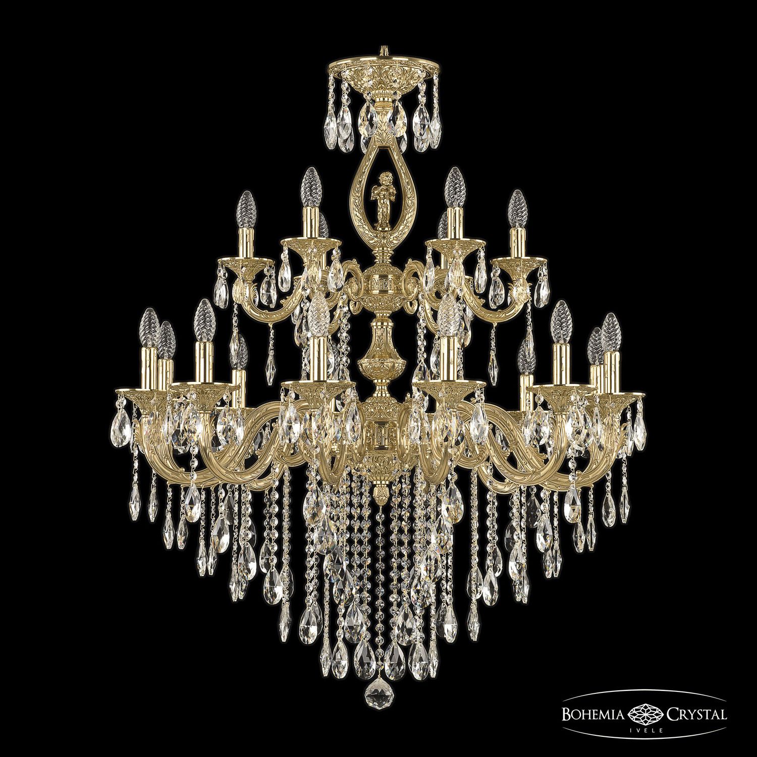 

Хрустальная люстра Bohemia Ivele 71401/12+6/300/2D B G FA4M, 71401/12+6/300/2D B G FA4M