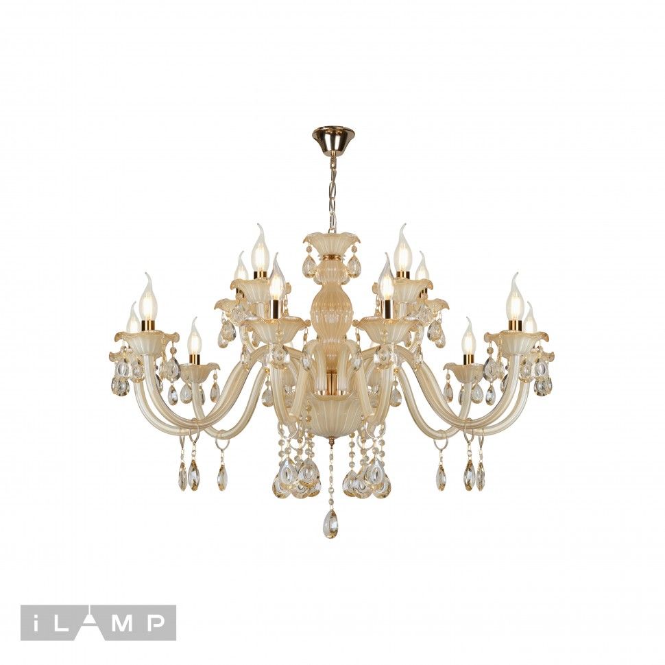 Подвесная люстра ILamp Asia 81072-10+5WH_IP