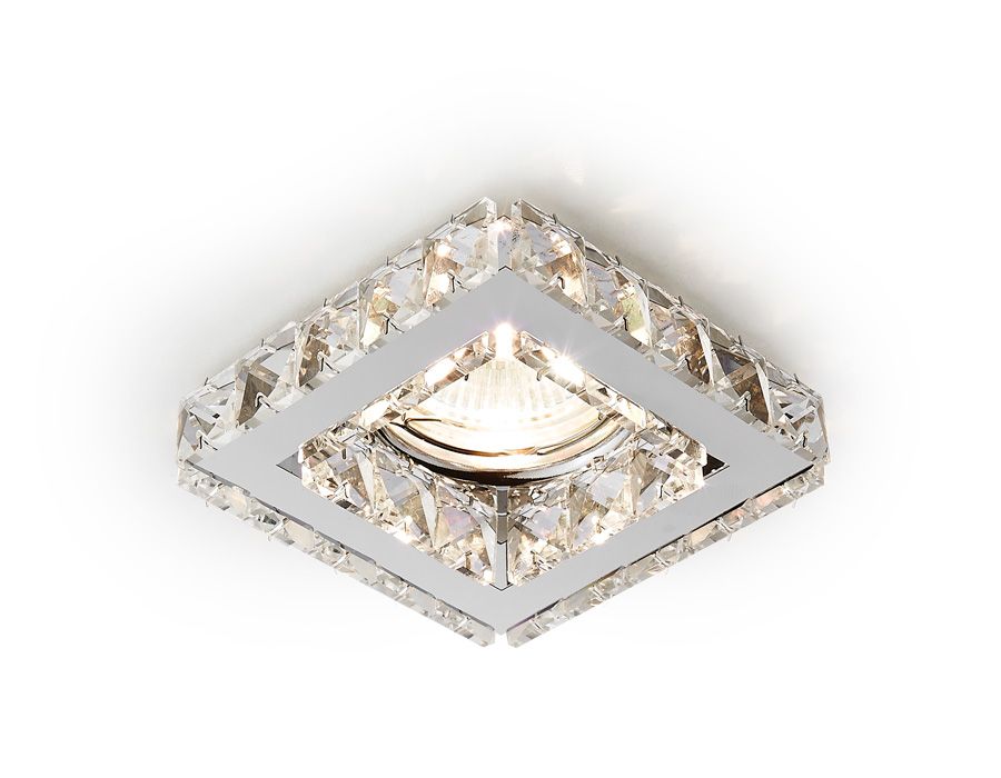 Встраиваемый светильник Ambrella light Crystal K110 CL/CH_AMB