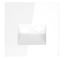 Накладка для розетки Voltum TV+RJ45 S70 VLS002701