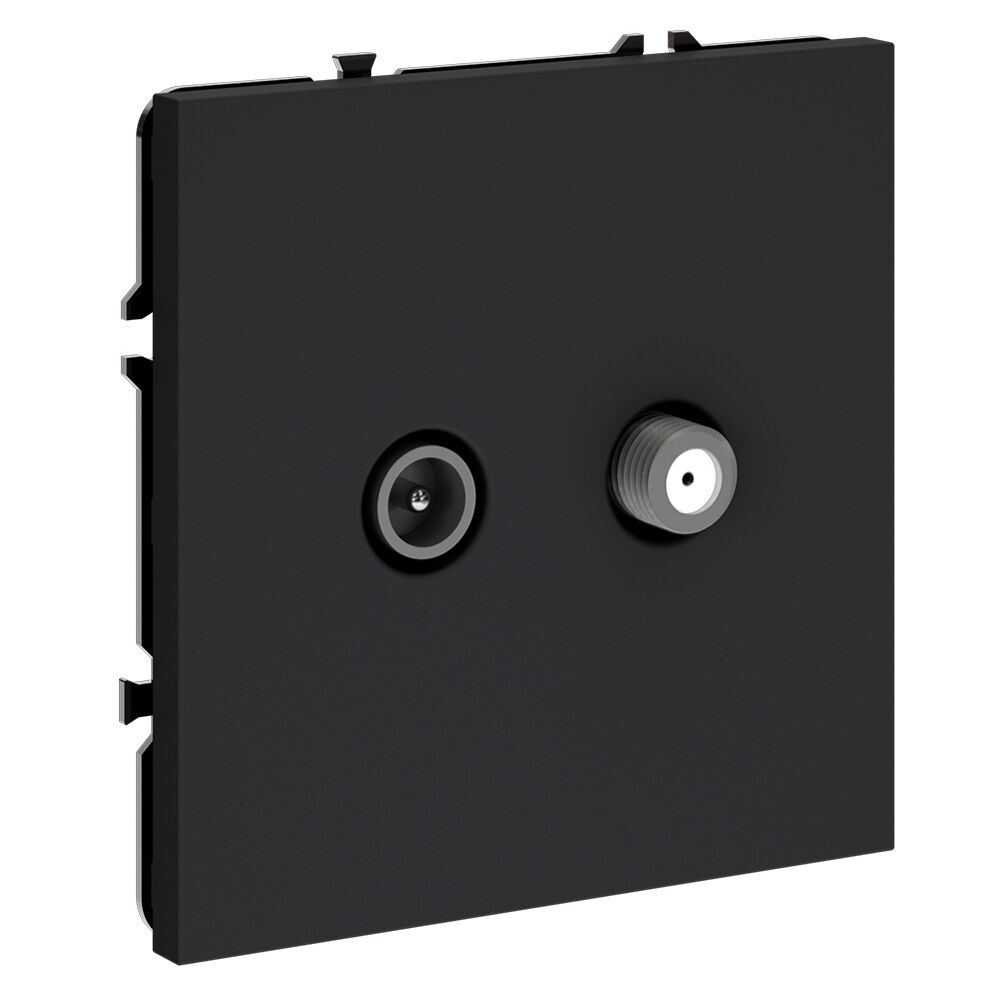 Розетка телевизионнная встраиваемая VOLTUM S70 оконечная TV+SAT VLS060407