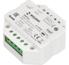 INTELLIGENT ARLIGHT Релейный модуль SMART-SWITCH-701-72-PS-IN (230V, 1x1.5A, ZB, 2.4G) (IARL, Пластик) 035308 Arlight 035308_ARL