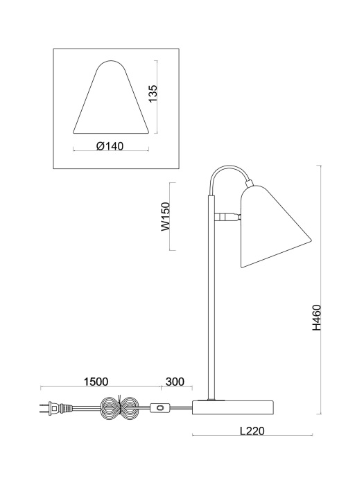 Настольная лампа Freya Falke Market FR8001TL-01WG_MY