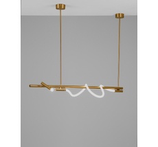 Подвесной светильник светодиодный с гибким неоном на штанге Moderli V10684-PL_MD