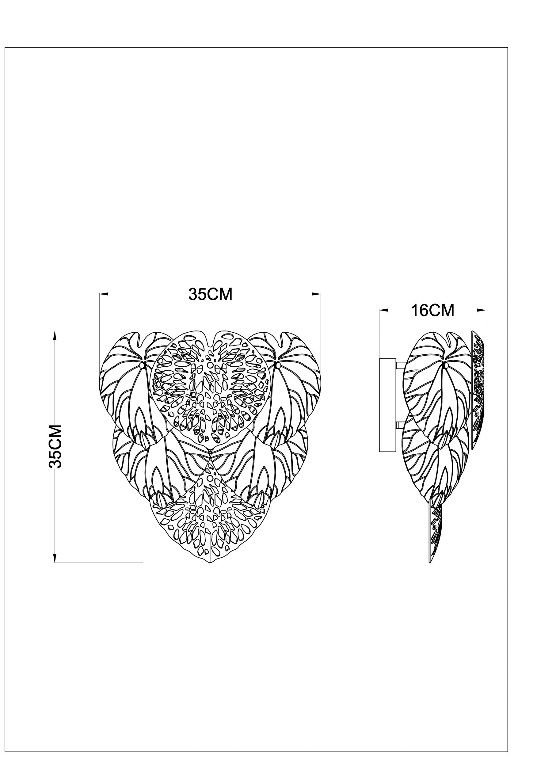 Настенный светильник ArteLamp KAPRI A4078AP-2GO