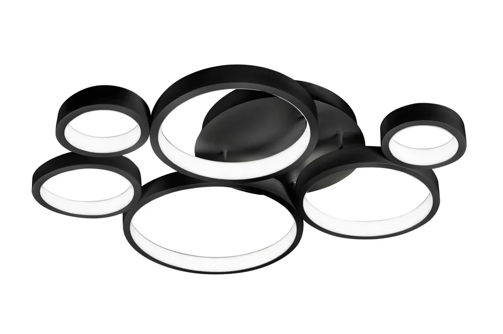 

Потолочная люстра ILedex Ring Star 9004-6-X-T BK, 9004-6-X-T BK
