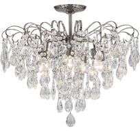 Потолочная люстра хрустальная на штанге E27*60W Escada 1113/7PL Chrome_ESC