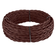 Ретро кабель витой 2х1,5 (итальянский орех) Werkel a050812_WR