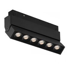 Поворотный магнитный трековый светильник iLedex VISION SMART 4822-003-L120-6W-38DG-BK_IX