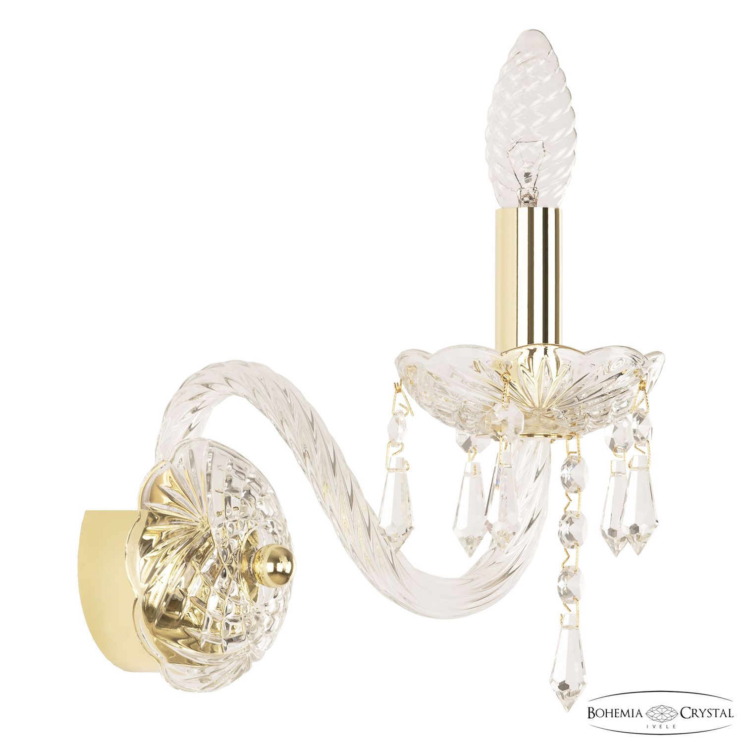 

Бра Bohemia Ivele Crystal 104B/1/165 G, 104B/1/165 G