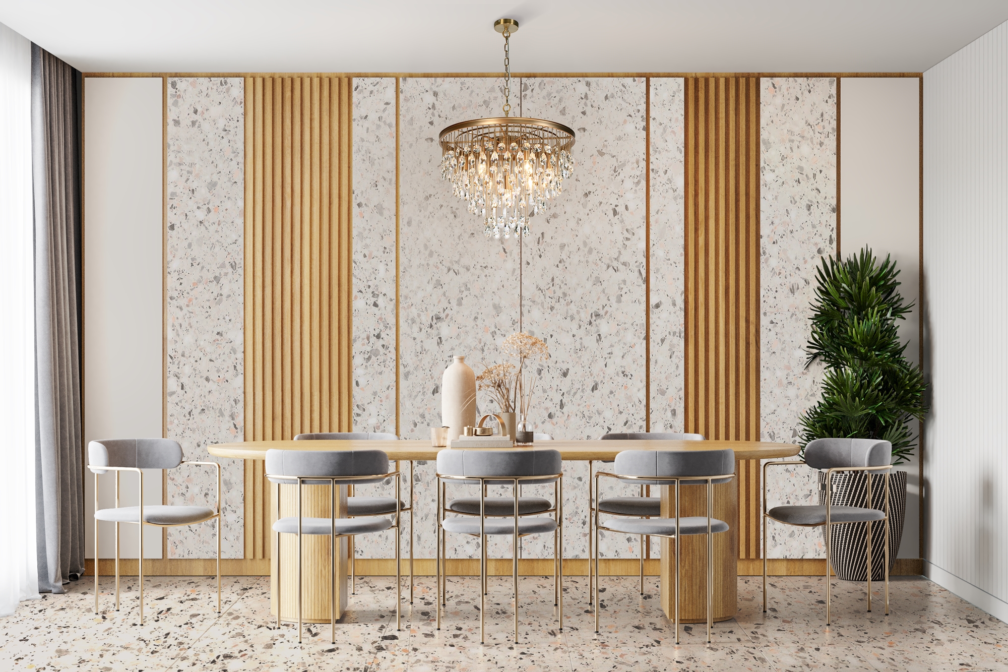 Подвесная люстра Maytoni Linn MOD091PL-07G_MY