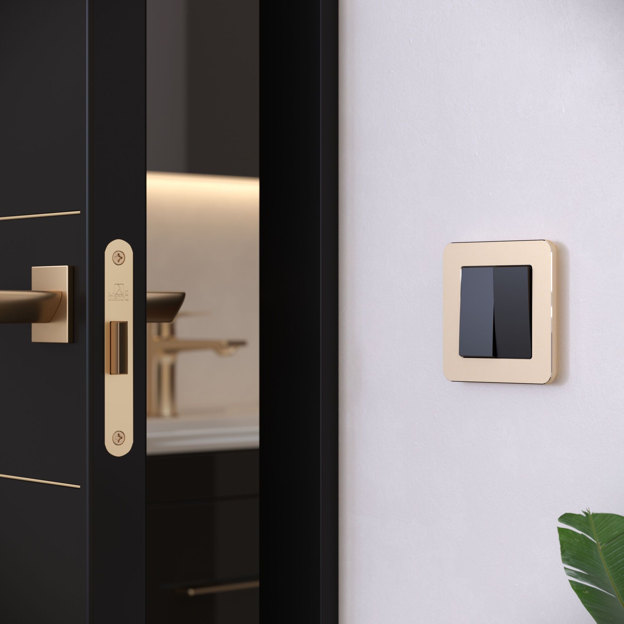 Рамка на 1 пост Platinum шампань Werkel a059210_WR