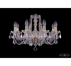Хрустальная люстра Bohemia Ivele 1402/8/195 G Leafs_BI
