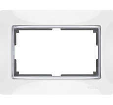 Рамка для двойной розетки Snabb WL03-Frame-01-DBL-white a051646_WR