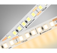 Светодиодная лента 2835 180Led, 14.4W m,12V IP20 3000K 5m,кратность резки 33mm Ambrella Light GS GS1301_AMB