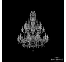 Хрустальная люстра Bohemia Ivele Crystal 1411/10+5+5/360/2d Ni_BI