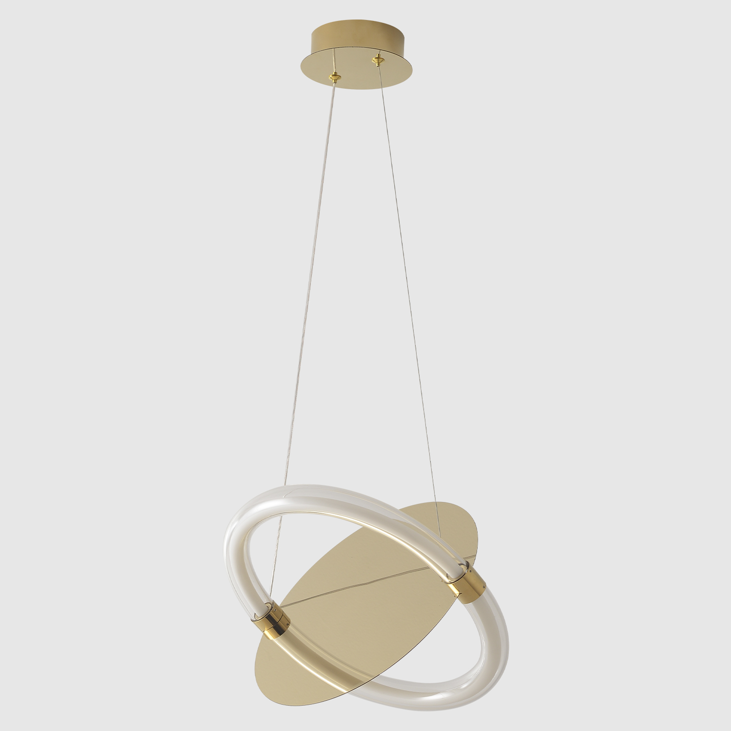 Подвесной светильник Crystal Lux NEBULA SP22W LED GOLD_CR