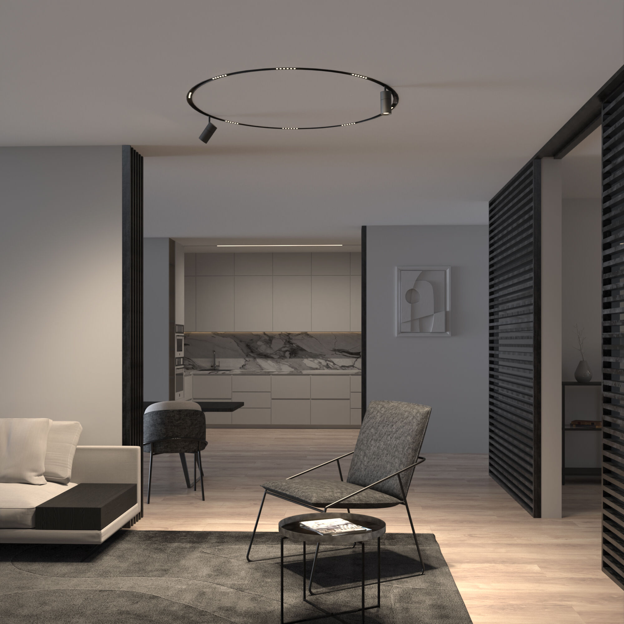 Трековый магнитный светильник Elektrostandard Slim Magnetic a066518_ES