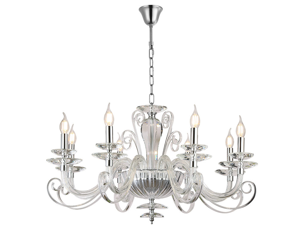 Подвесная люстра Newport ANNABELLE 8578/C chrome_NP