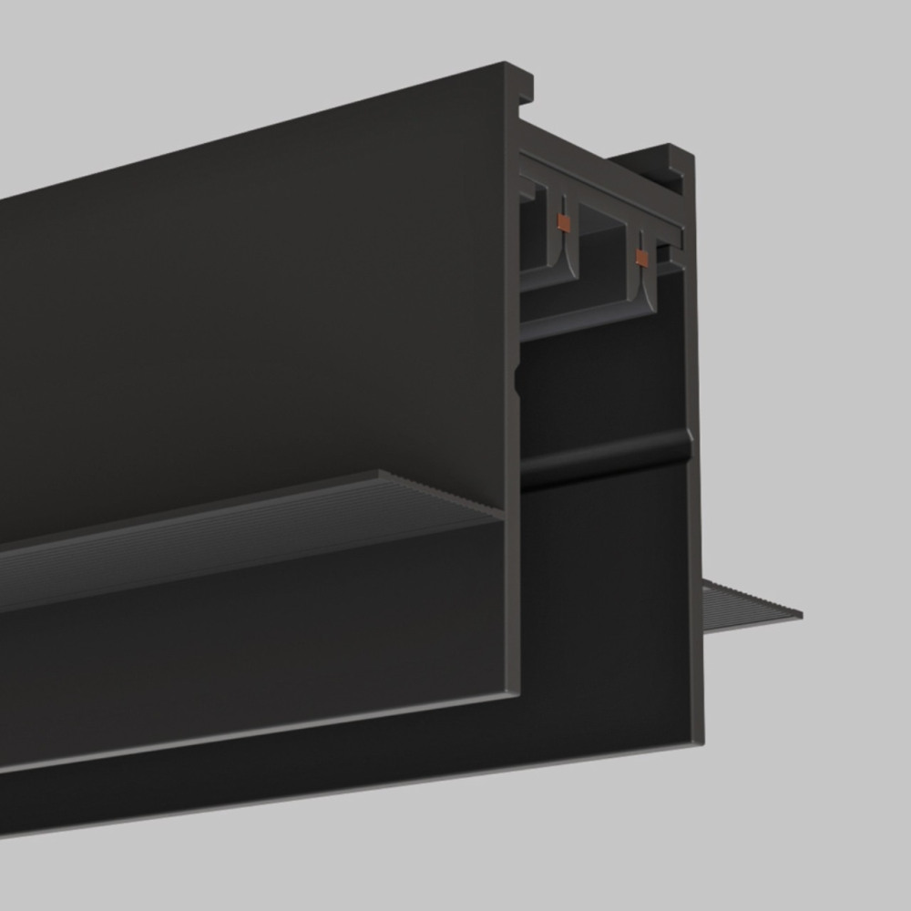 Шинопровод однофазный встраиваемый под ГКЛ 12 мм 3м Imex IL.0050.2000-3-BK_IM