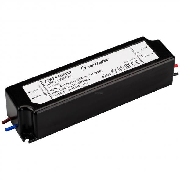 Блок питания ARPV-LV24050 (24V, 2.0A, 48W) 010993_ARL