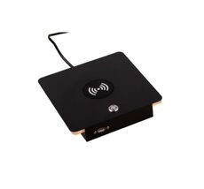 Настольная лампа с беспроводной зарядкой и USB Lightstar Muro 808537_LS