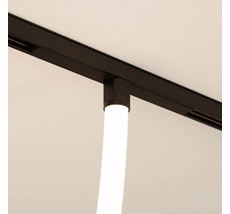 Трековый светильник магнитный с гибким неоном MAG-ORIENT-TUBE-ELASTIC-R25-L2500-35W Warm3000 (BK, 360 deg, 48V) ( Arlight 044329_ARL