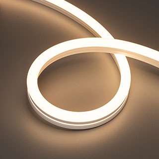 Светодиодная лента герметичная MOONLIGHT-SIDE-A140-12x24mm 24V Warm3000 (9.6 W/m, IP68, 0,5m, wire x1) ( Arlight 055550_ARL