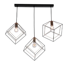 Подвесной светильник MD.0830-3-P BK+FGD Imex MD.0830-3-P BK+FGD_IM