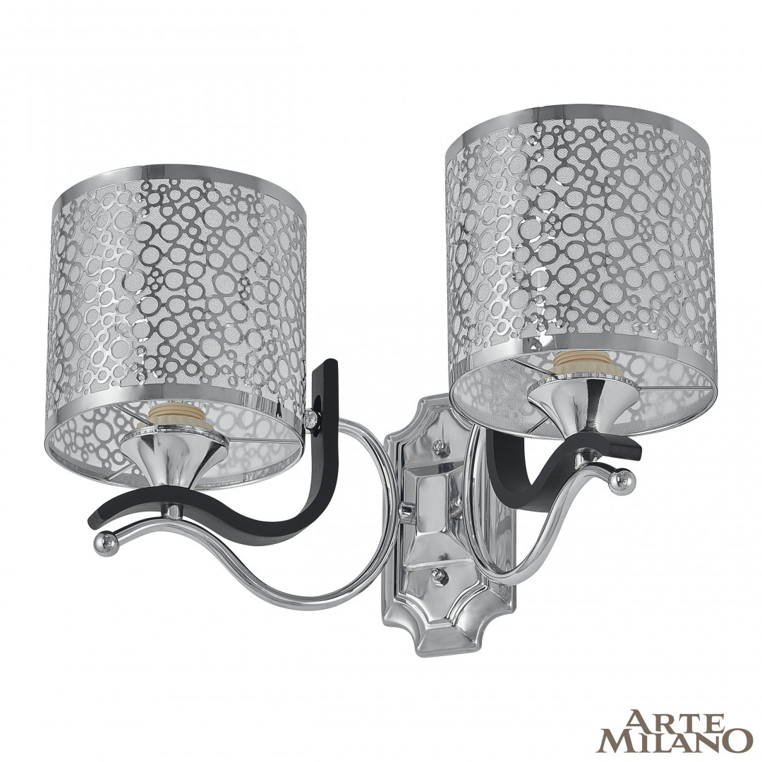 Бра Arte Milano Florentina 306787/2W Bk/Ni