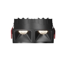 Встраиваемый светильник Maytoni Alfa DL043-02-10W4K-SQ-B-1_MY