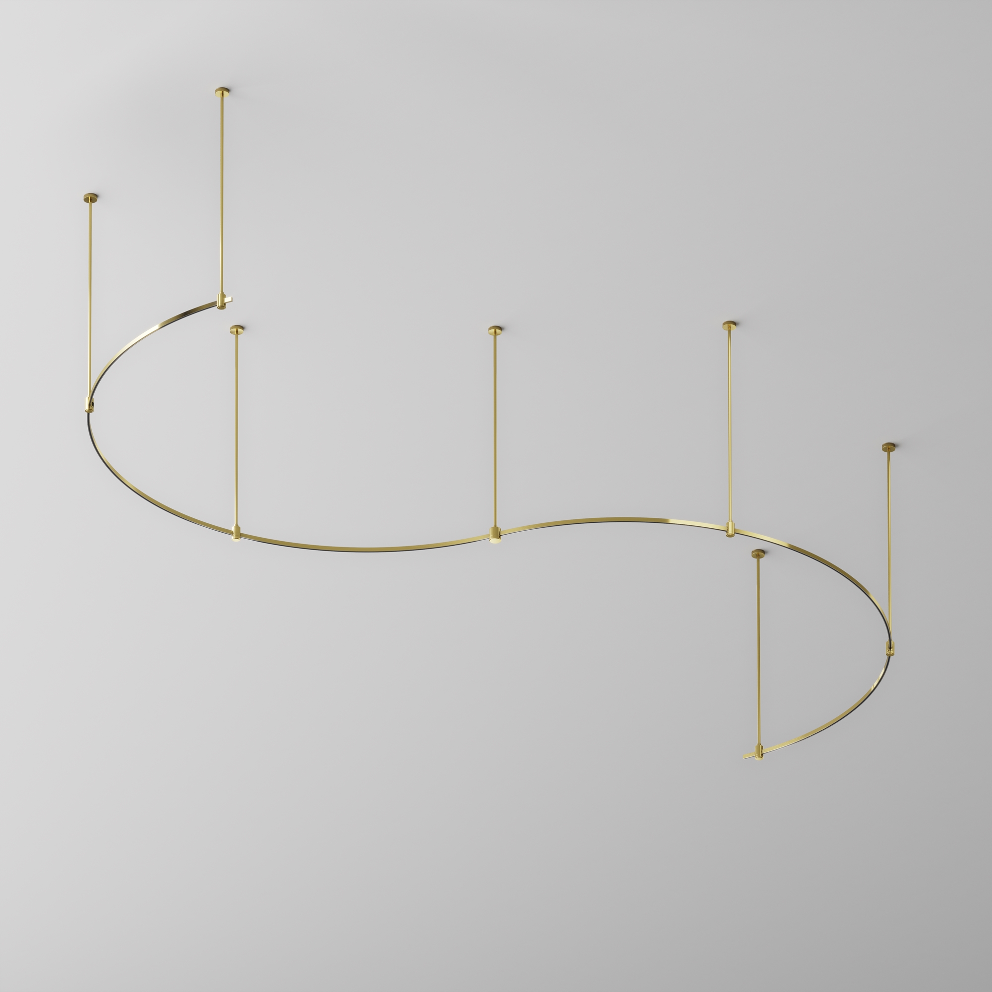 Шинопровод накладной/подвесной Maytoni Busbar trunkings Flarity TRX154-2SR-D1800-BS_MY