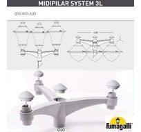 Консоль для паркового фонаря MIDIPILAR 000.000.A30.L0