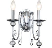 Бра хрусталь 678/2A E14*40W Escada 678/2A Chrome_ESC