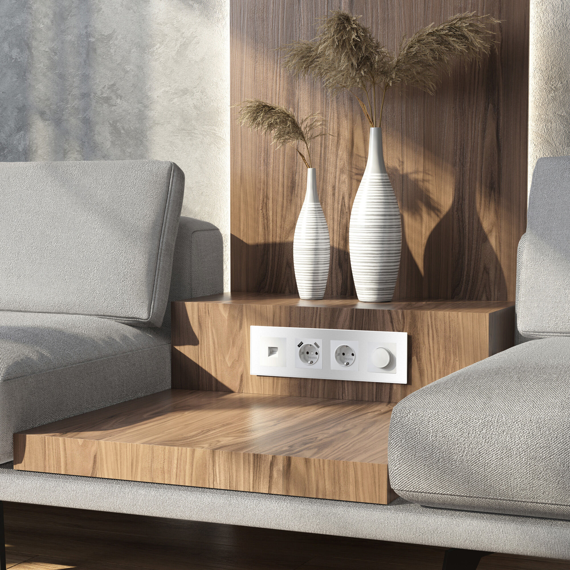 Рамка на 4 поста Senso Werkel a064567_WR