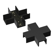 Коннектор питания X-образный Maytoni Technical Elasity TRA160CX-11B_MY