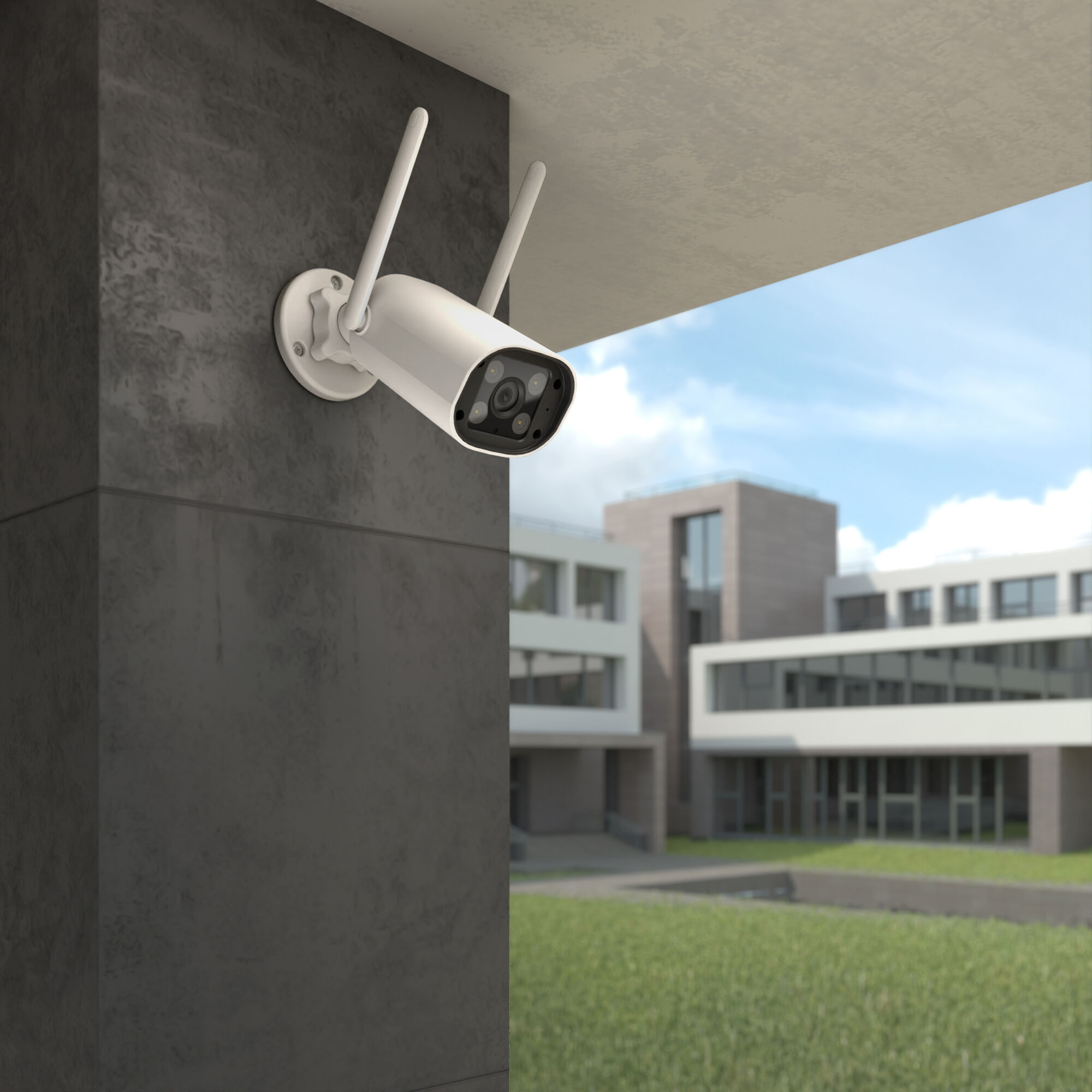 Умная видеокамера белая IP65 Elektrostandard a069150_ES