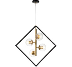 Люстра подвесная (13005/A/4P Black) Indigo V000106