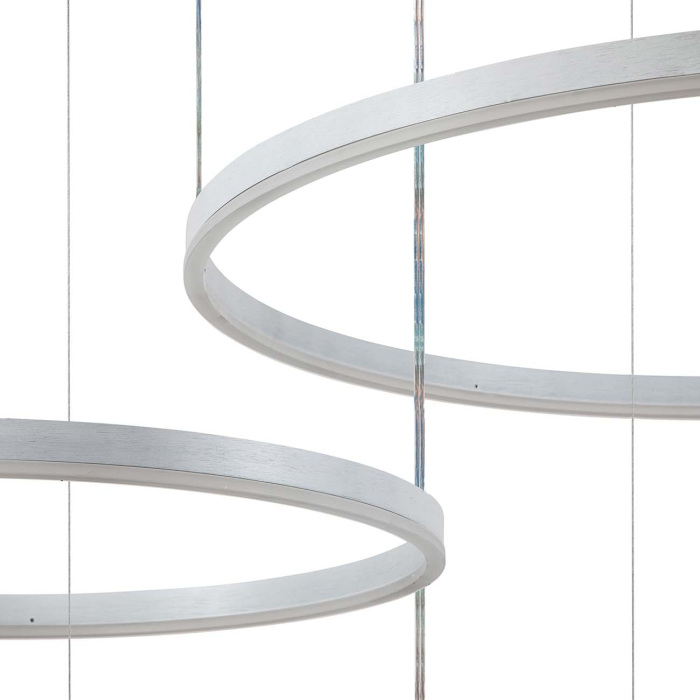 Подвесная люстра (+ночной режим) с пультом светодиодная (14001/2P White) Indigo V000029L