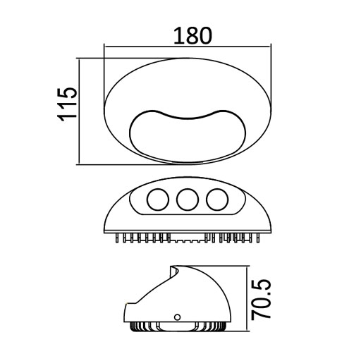 Настенный светильник уличный LED IP54 Oasis Light W1860 S_OL