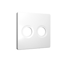 Лицевая панель ALFA для TV двойной розетки QUANT Ambrella Volt AP1333_AMB